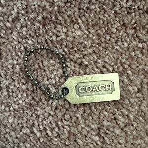 Coach Metal hangtag